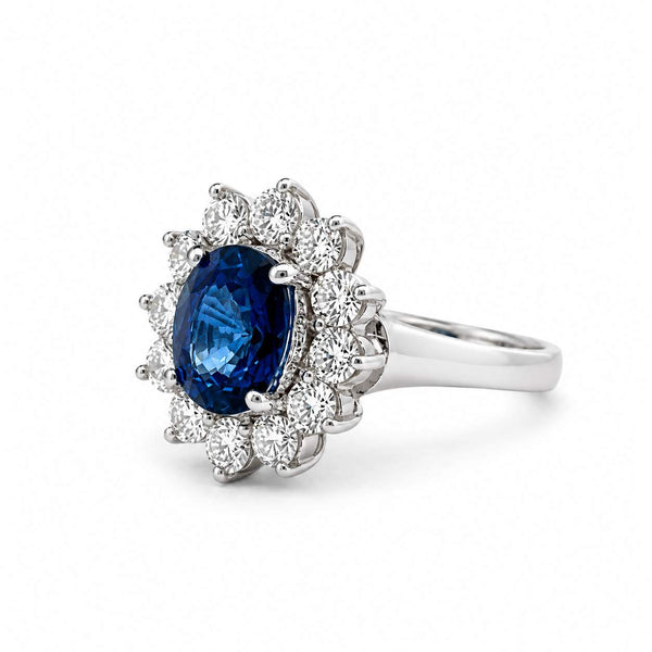 Sapphire & Diamond Ring