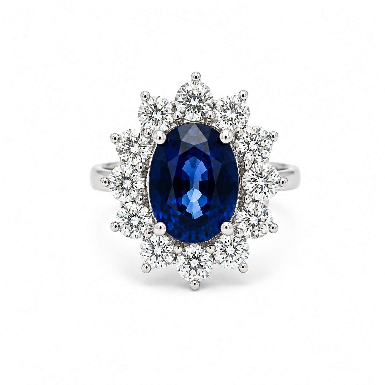 Sapphire & Diamond Ring
