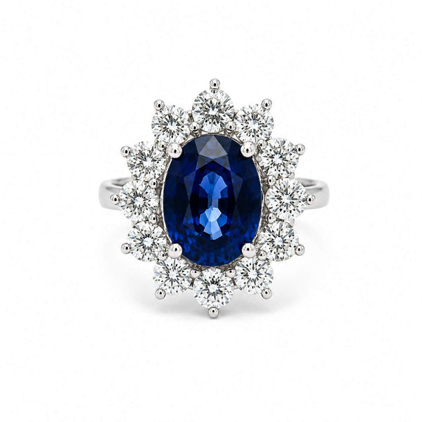 Sapphire & Diamond Ring