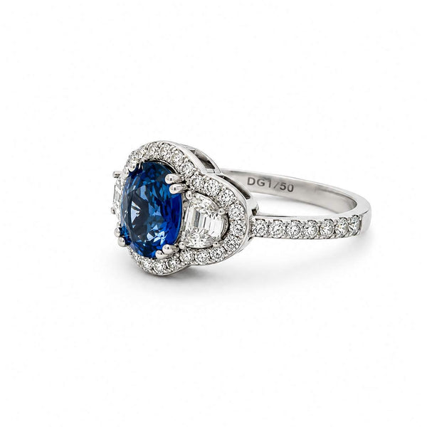 Sapphire & Diamond Ring