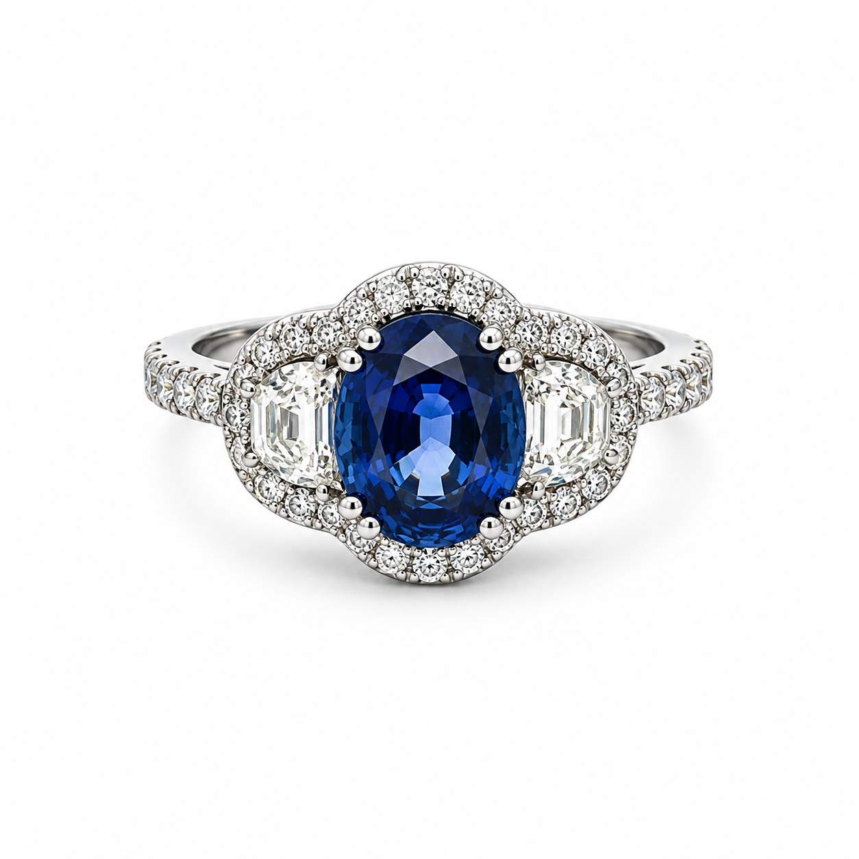 Sapphire & Diamond Ring