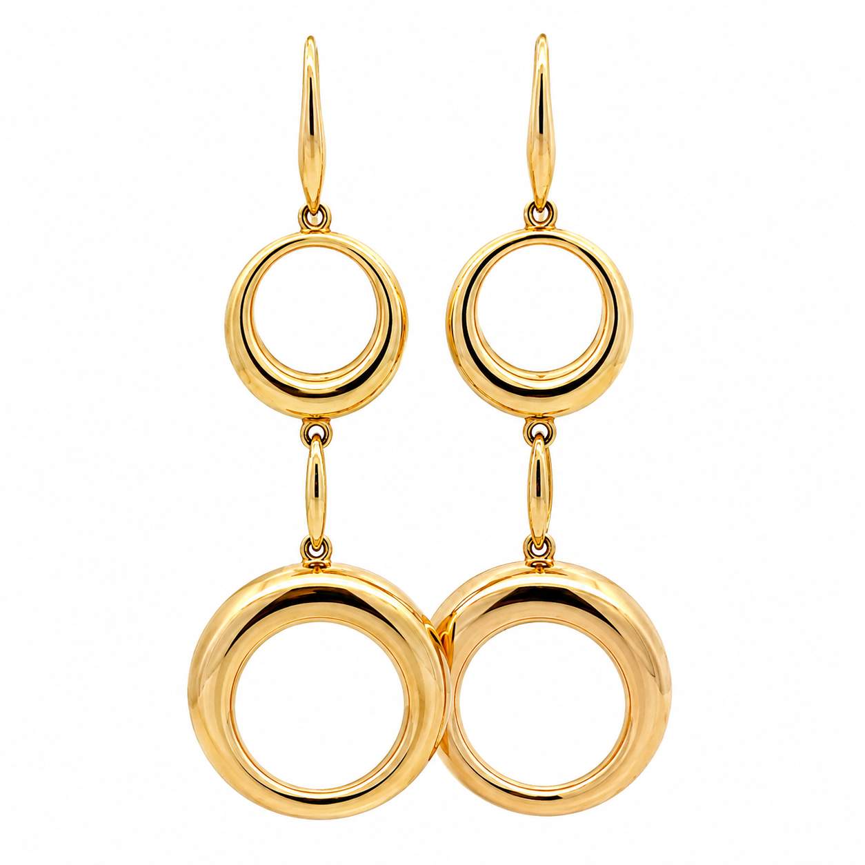 Double Circle Earrings