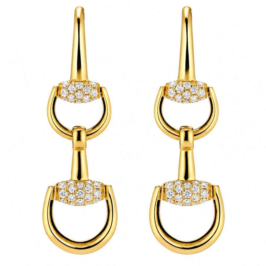 Gucci Horsebit Drop Earrings