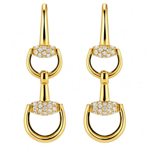 Gucci Horsebit Drop Earrings
