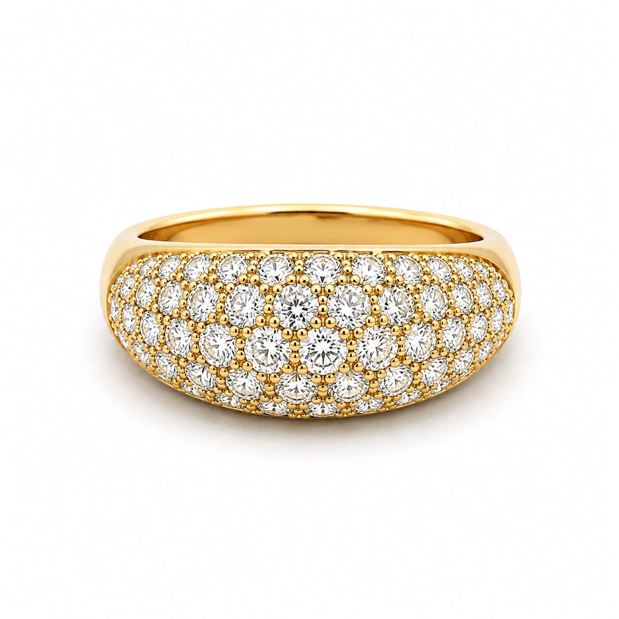 Wide Diamond Ring
