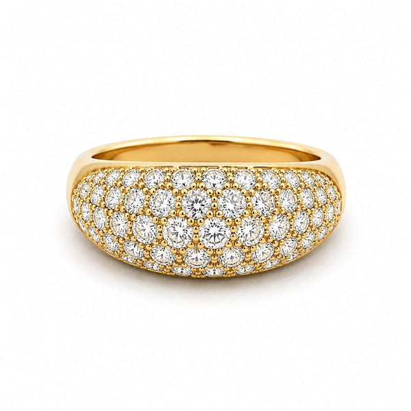 Wide Diamond Ring