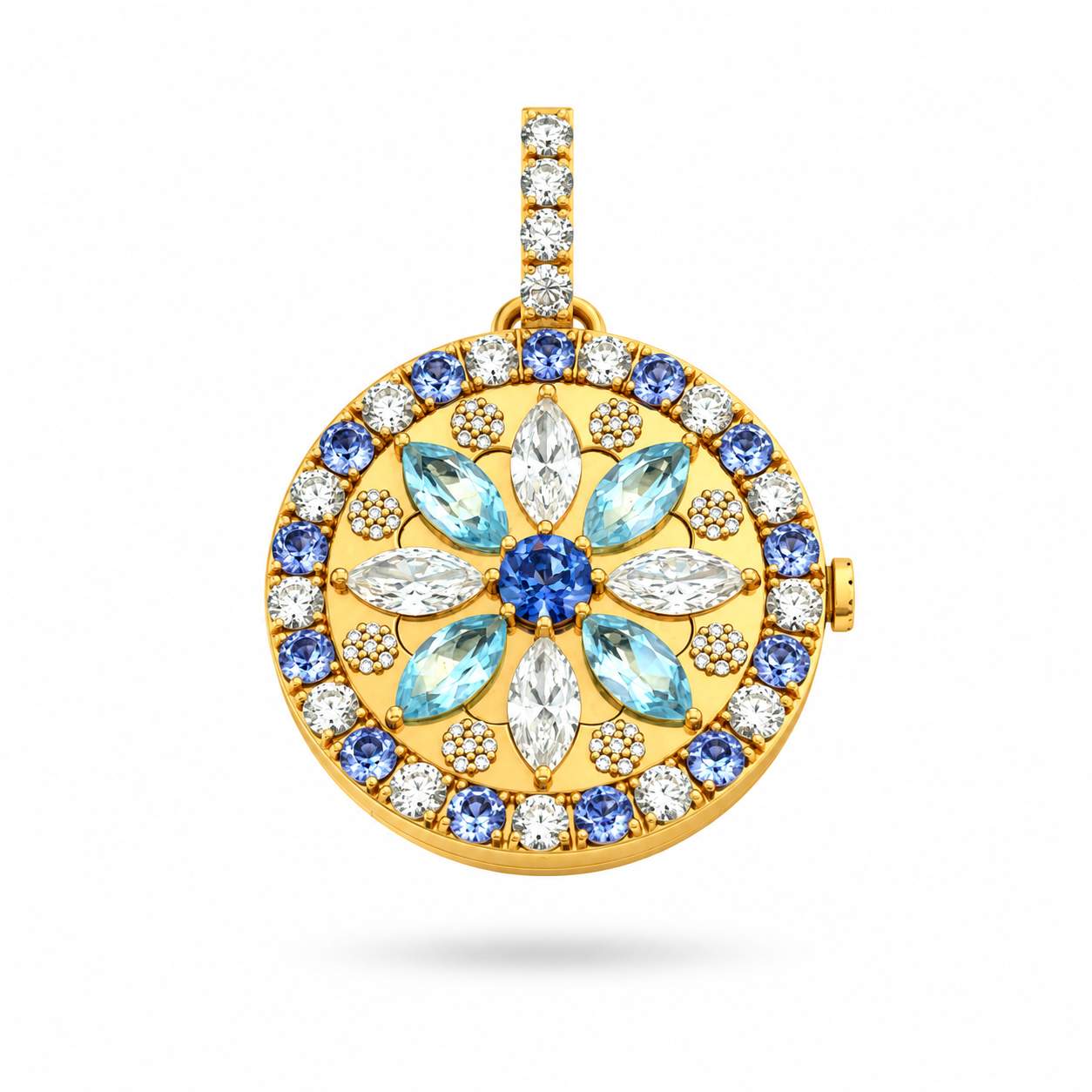 Buddha Mama Mandala Locket Pendant