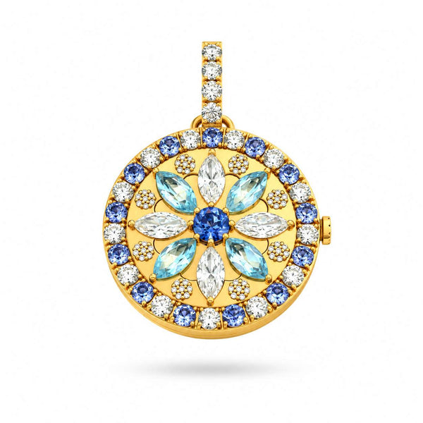 Buddha Mama Mandala Locket Pendant