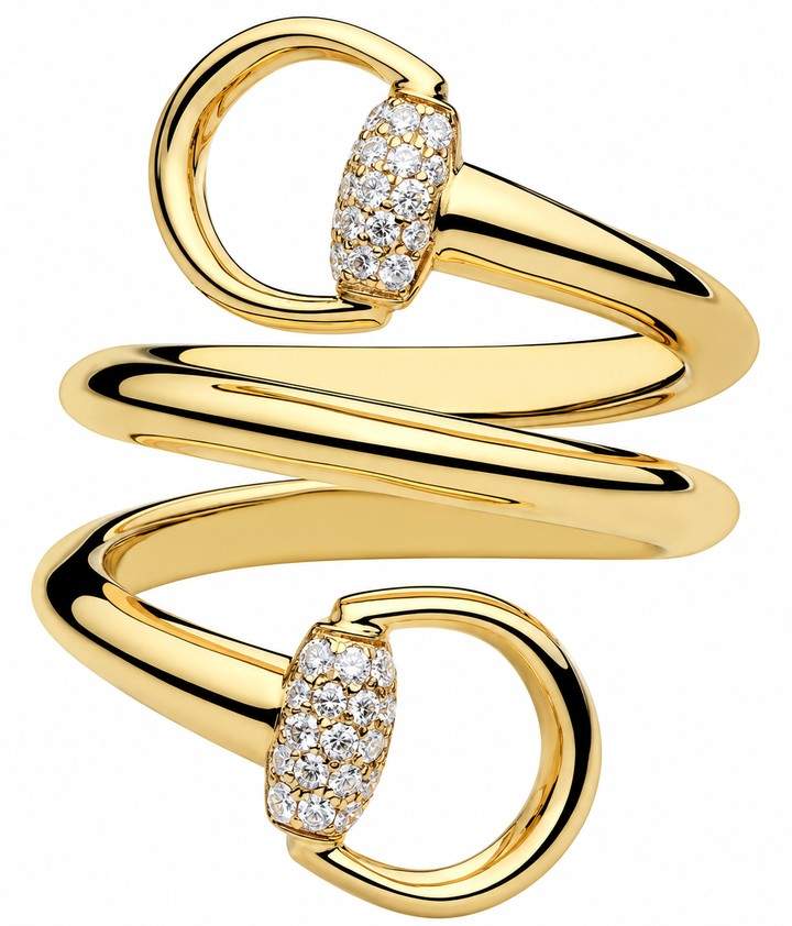 Gucci Horsebit Contrarie Ring