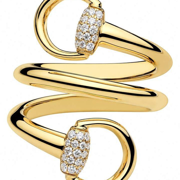 Gucci Horsebit Contrarie Ring