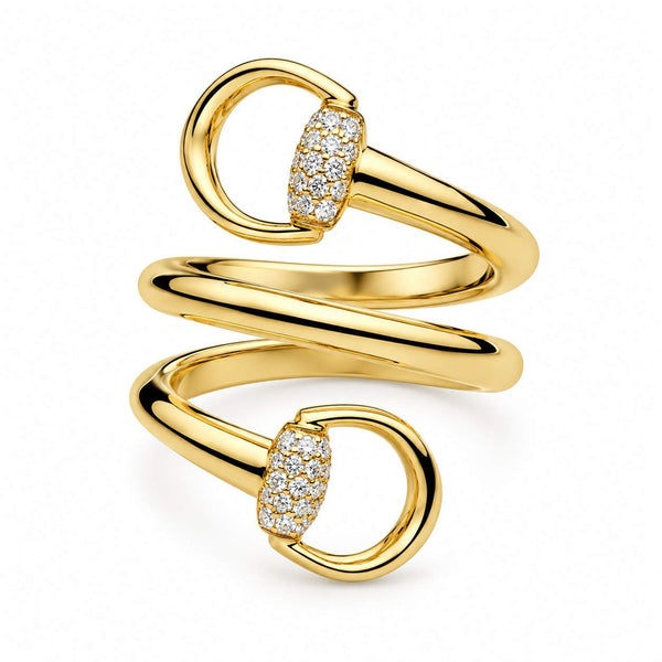 Gucci Horsebit Contrarie Ring