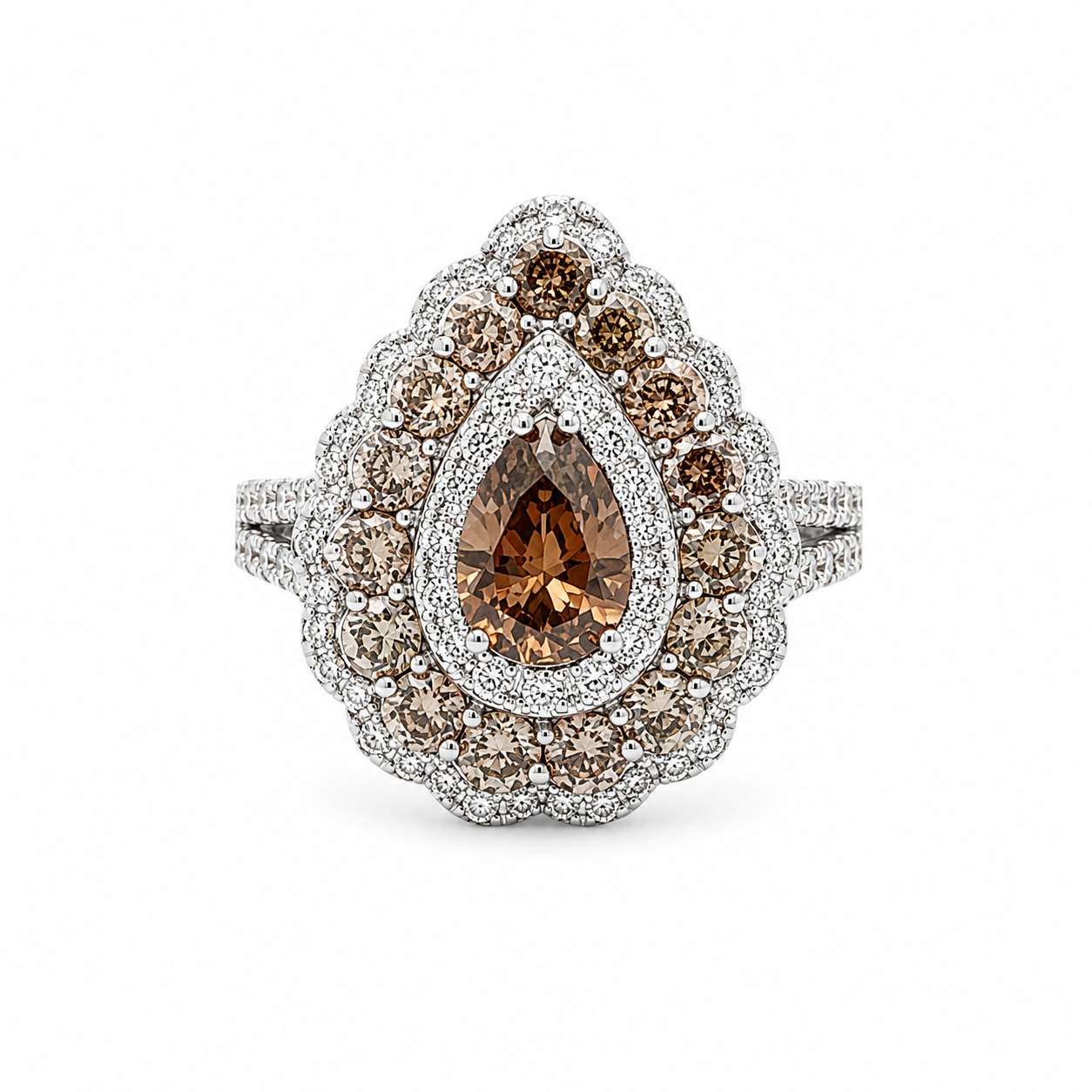 Diamond Pear-Shape Ring