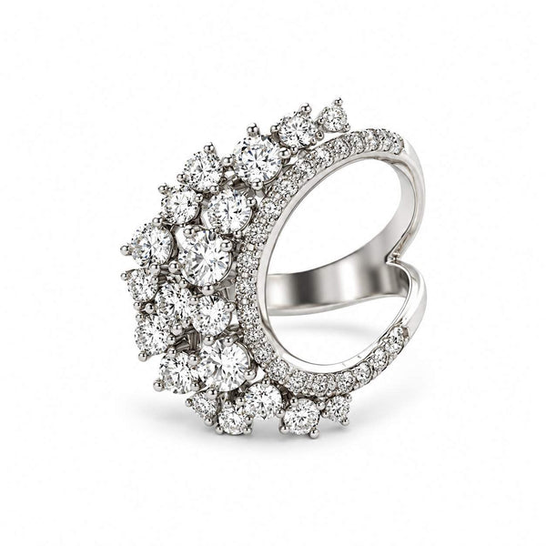 Open Frame Diamond Ring