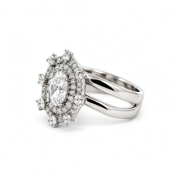 Flower Diamond Ring