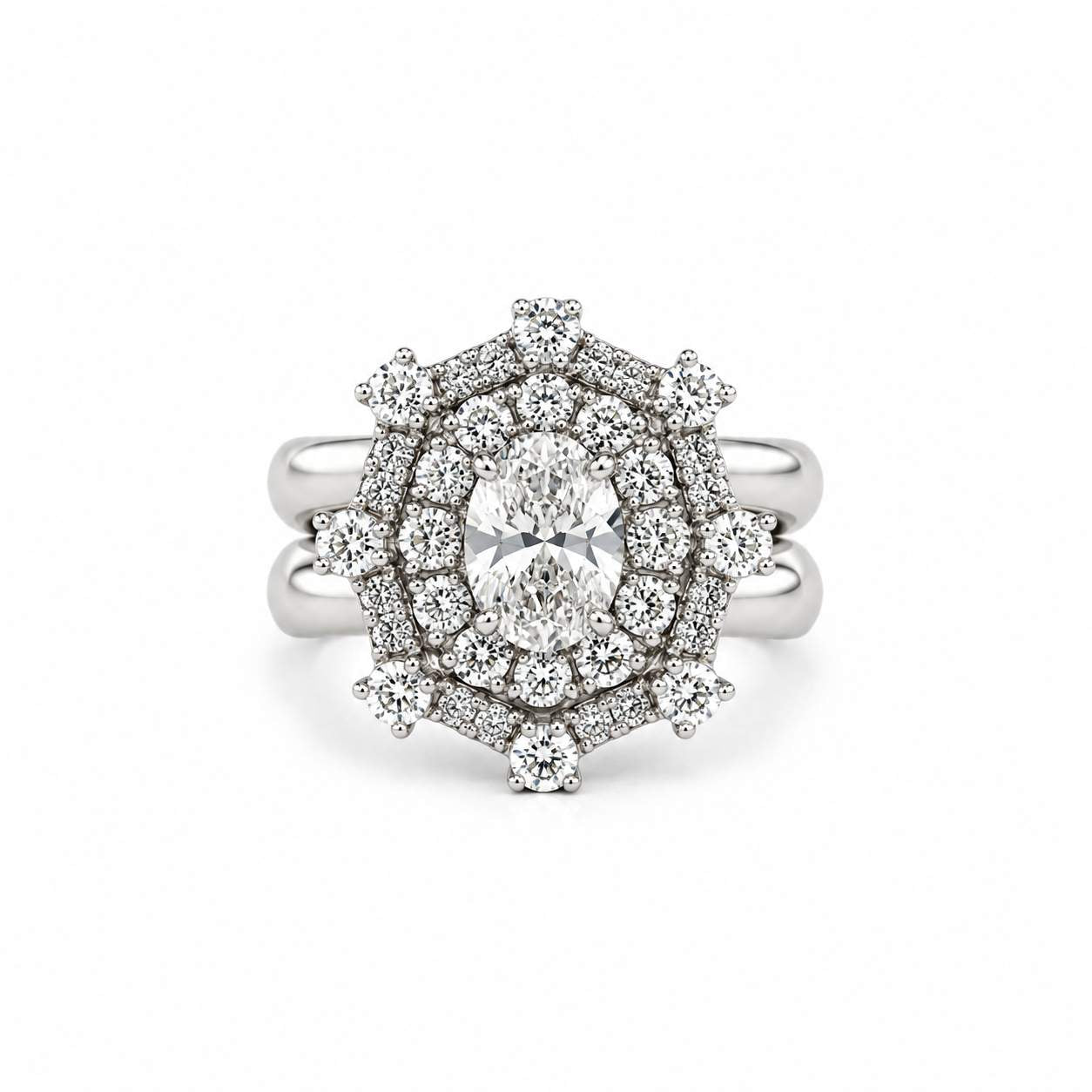 Flower Diamond Ring