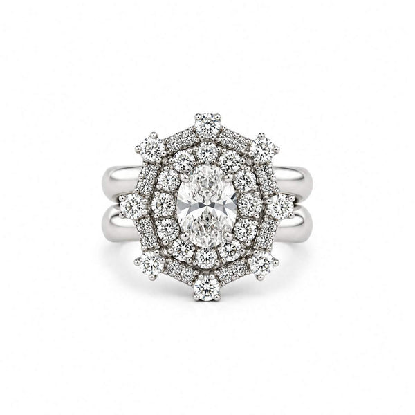 Flower Diamond Ring