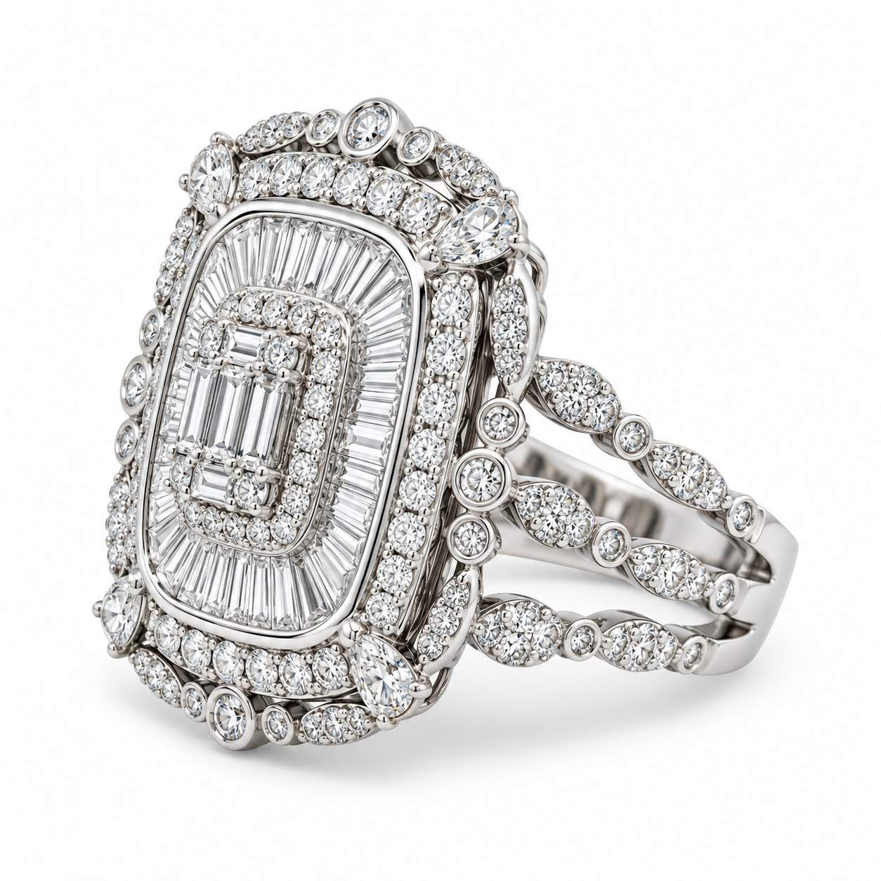 Diamond Cocktail Ring