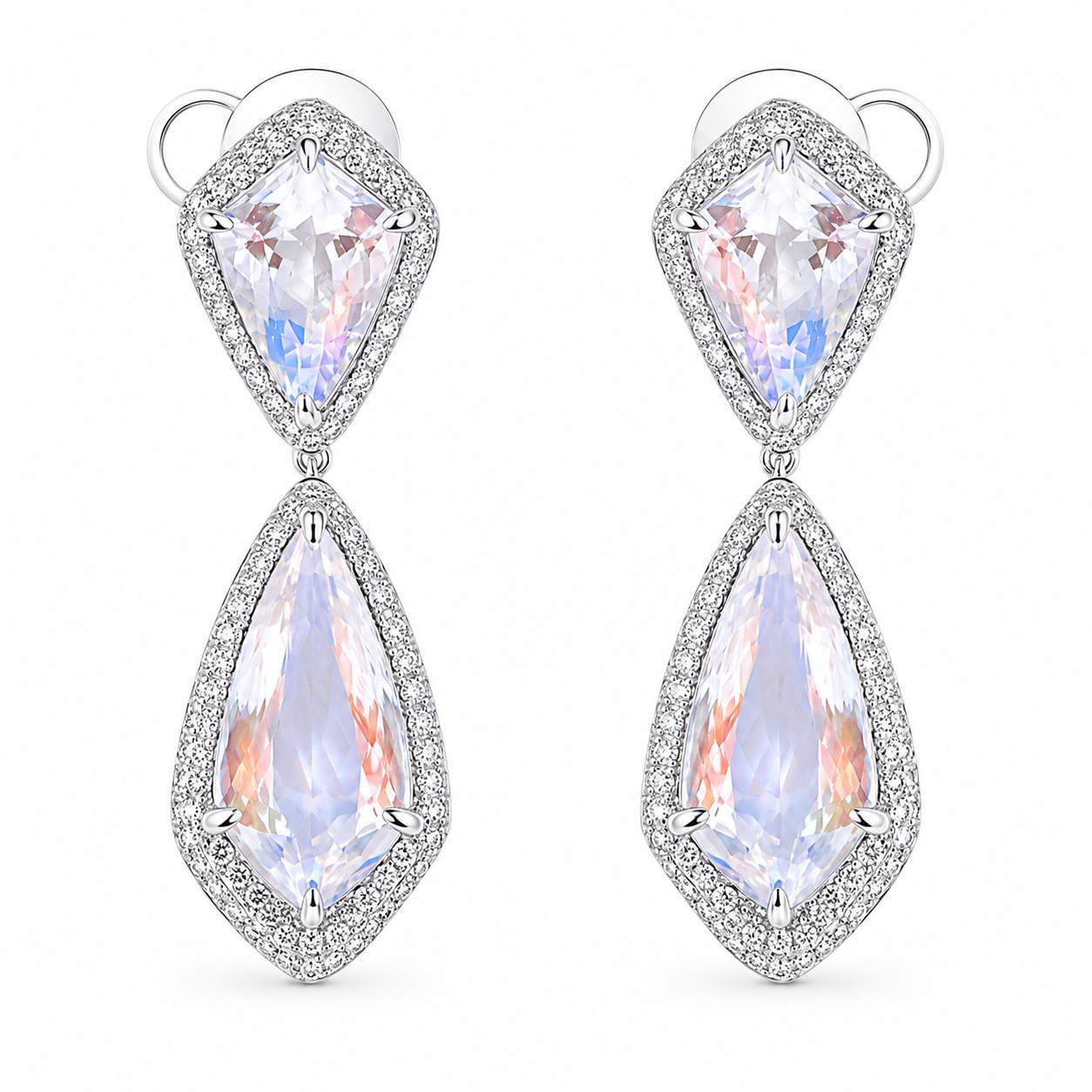 Moonstone Dangle Earrings