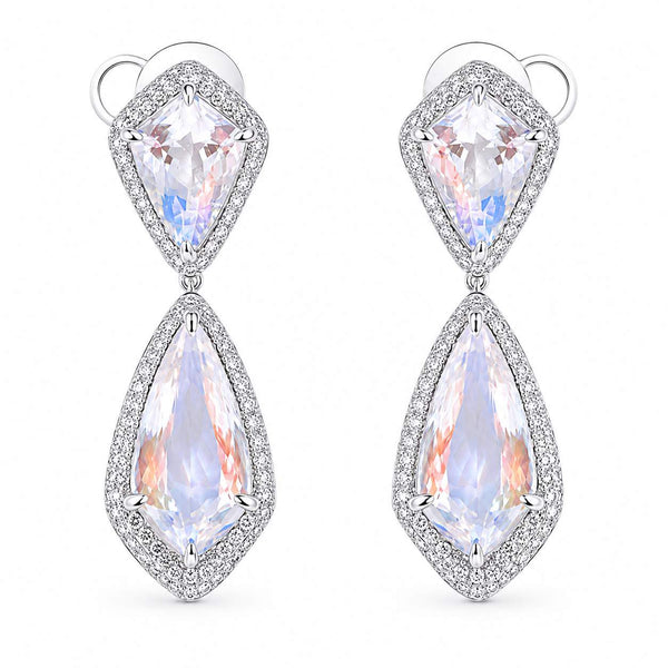 Moonstone Dangle Earrings