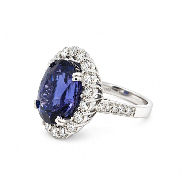Flower Tanzanite Ring