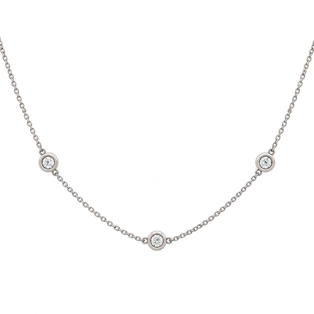 By The Inch Diamond Necklace