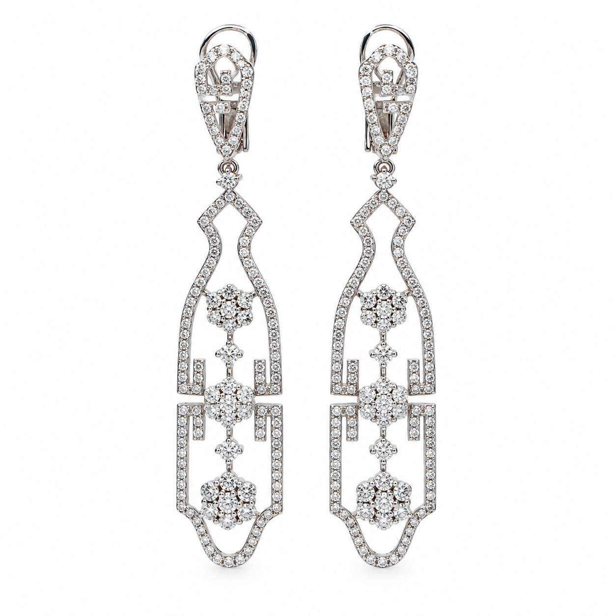 Chandelier Diamond Earrings
