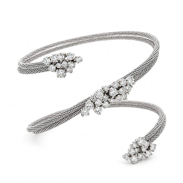 Twist Diamond Bangle