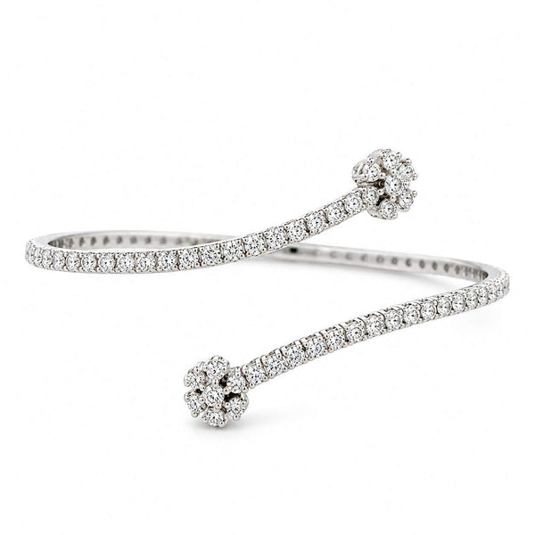 Bypass Diamond Bangle