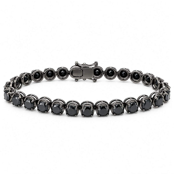 Black Diamond Tennis Bracelet