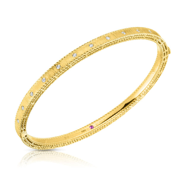 Roberto Coin Princess Satin Finish Bangle