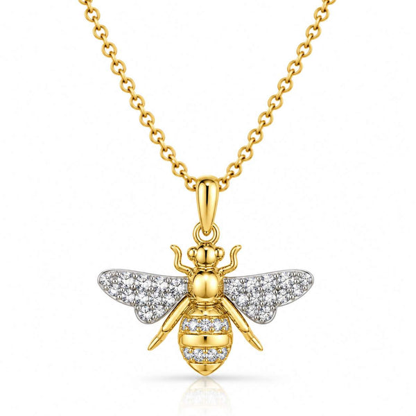 Roberto Coin Tiny Treasure Bumblebee Pendant Necklace