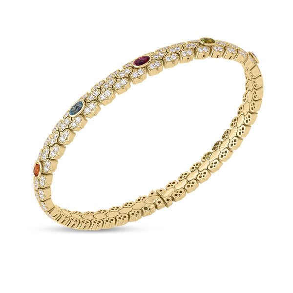 Roberto Coin Cobra Narrow Cuff Bangle