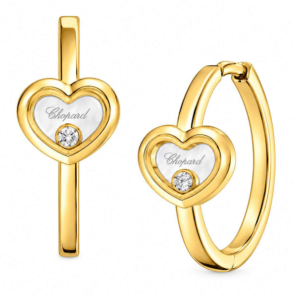 Chopard Happy Diamonds Icon Heart Hoop Earrings