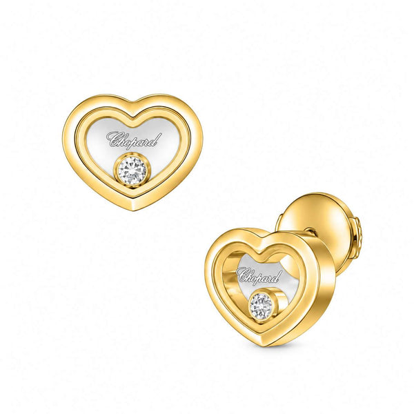 Chopard Happy Diamonds Heart Stud Earrings