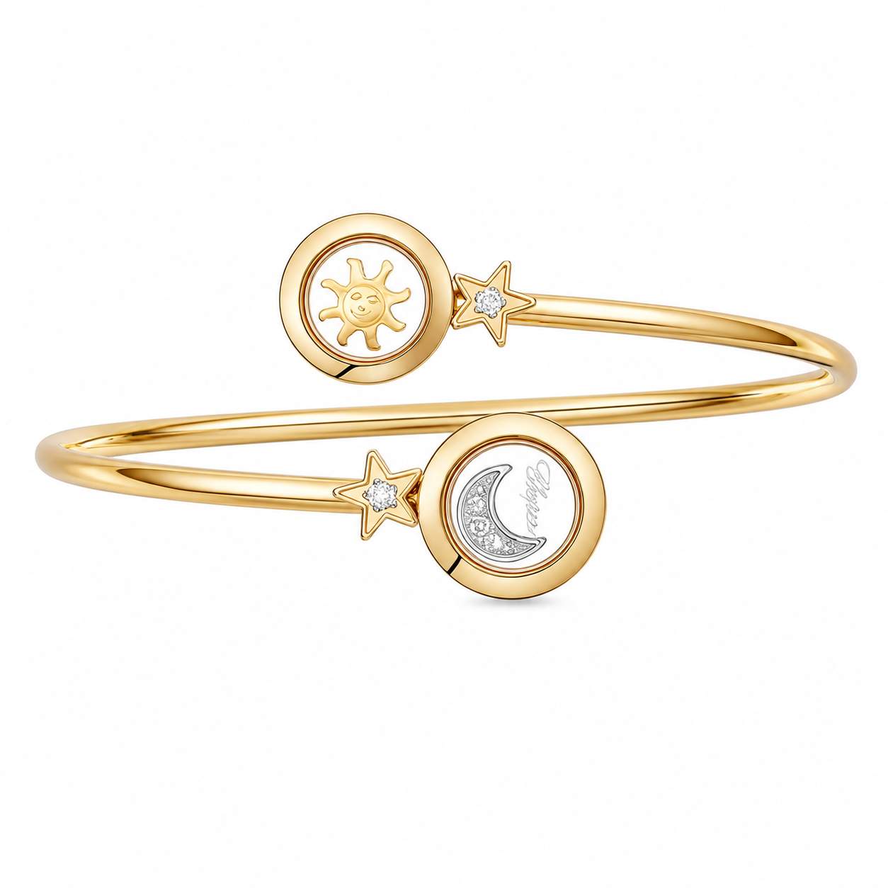Chopard Happy Diamonds Icons Sun & Moon Bangle