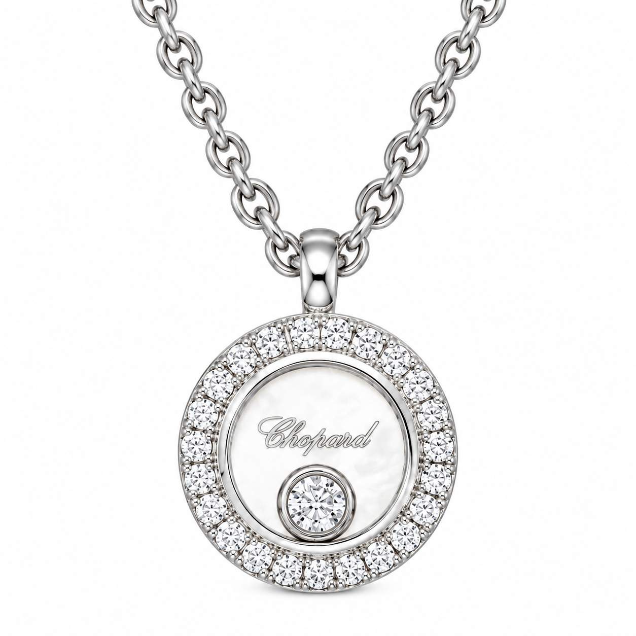 Chopard Happy Diamonds Icons Circle Pendant Necklace