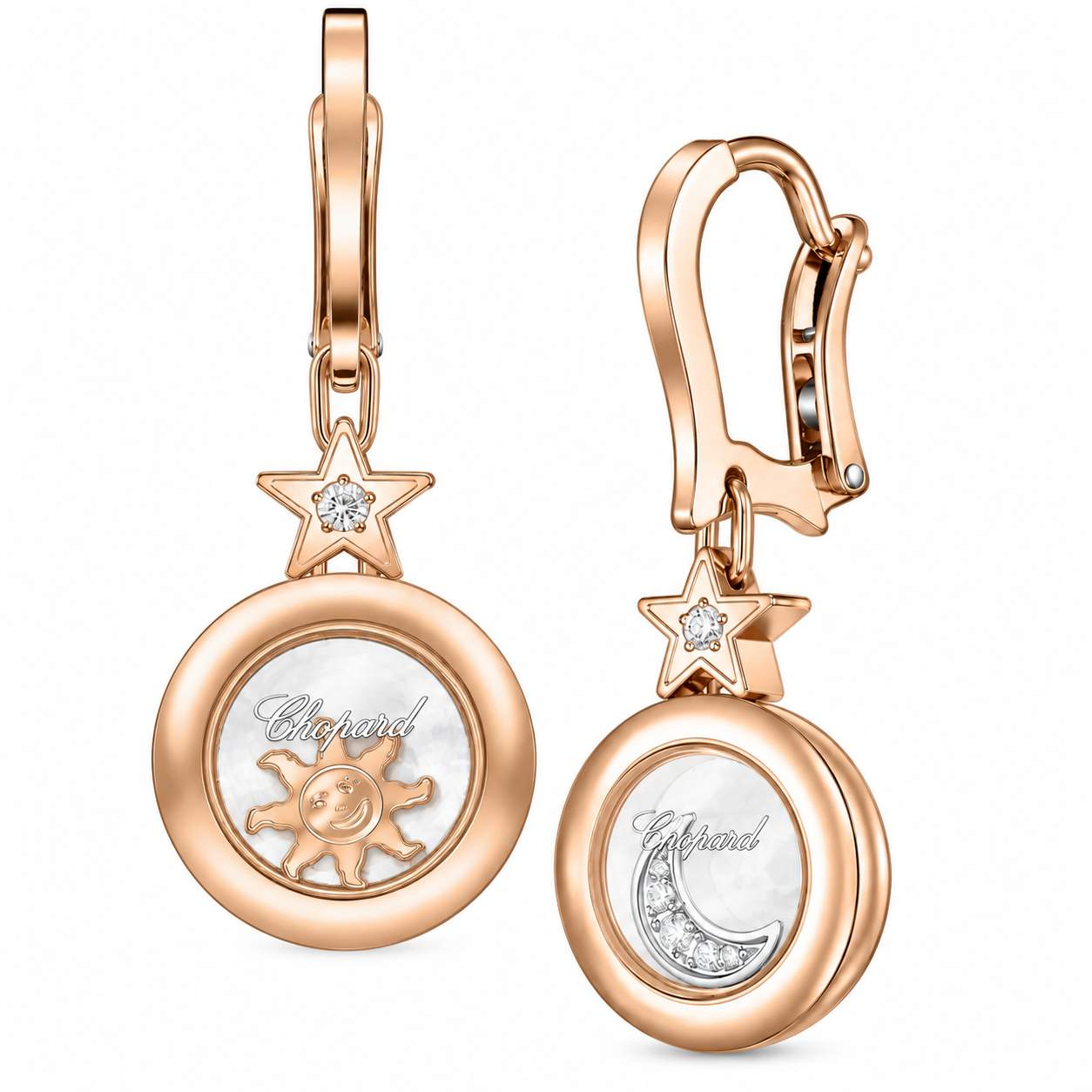 Chopard Happy Diamonds Icons Dangle Earrings