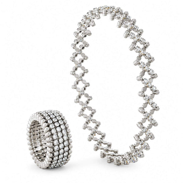 Serafino Consoli 5-Row Expandable Ring To Bracelet