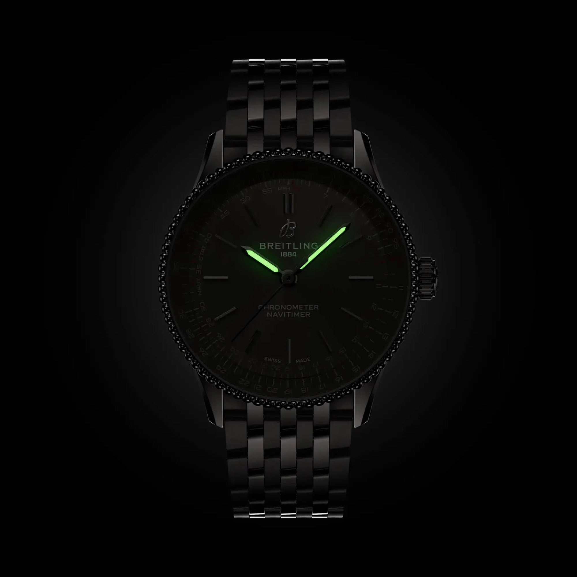 Navitimer Automatic 36- Stainless Steel/ Grey Dial - Provident Jewelry