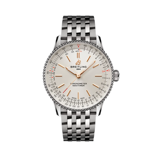 Navitimer Automatic 36- Stainless Steel/ White Dial - Provident Jewelry