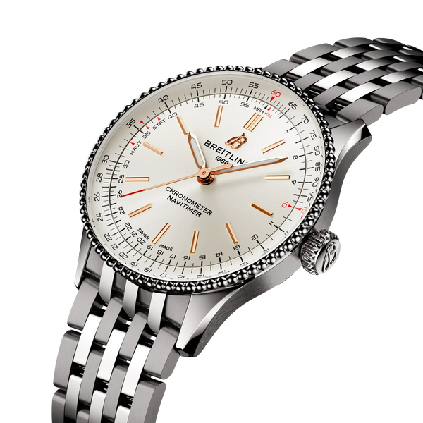 Navitimer Automatic 36- Stainless Steel/ White Dial - Provident Jewelry