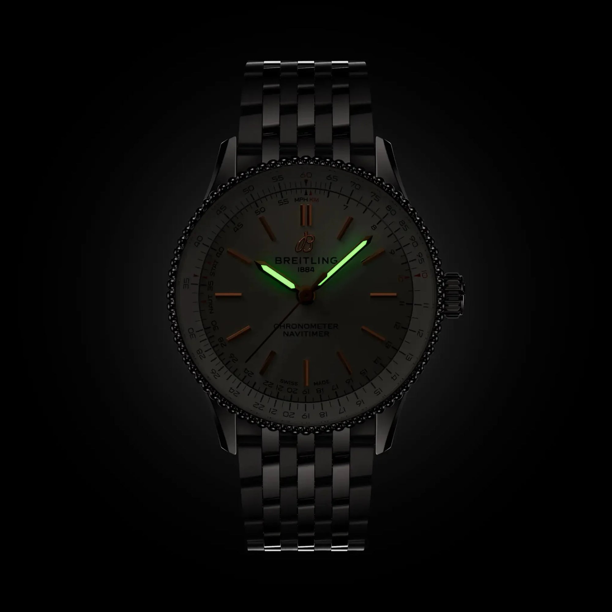 Navitimer Automatic 36- Stainless Steel/ White Dial - Provident Jewelry