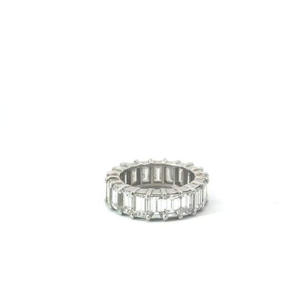 Emerald Cut Diamond Eternity Band