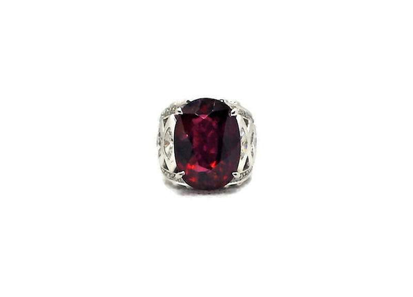 Rubelite and Diamond Ring