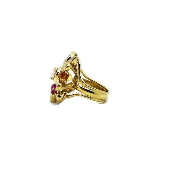 Sapphire and Diamond Ring