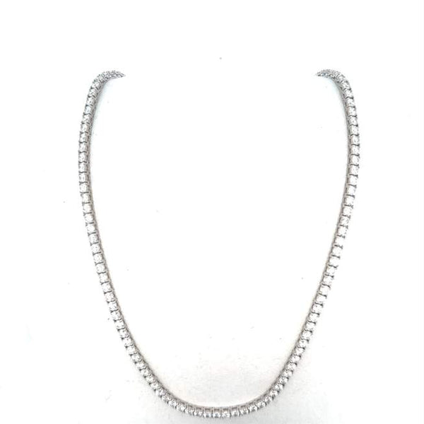 Round Brilliant Diamond Necklace