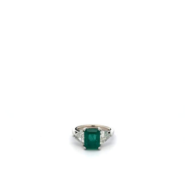 Emerald and Diamond Ring