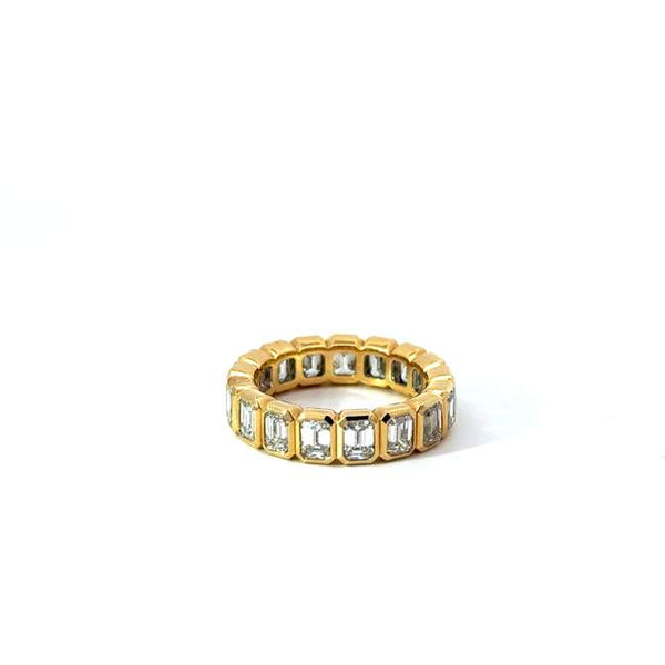 Emerald Cut Diamond Eternity band