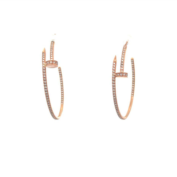 Cartier Juste Un Clou Diamond Hoops