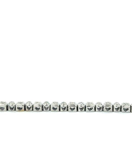 Mixed Shape Diamond Tennis Bracelet